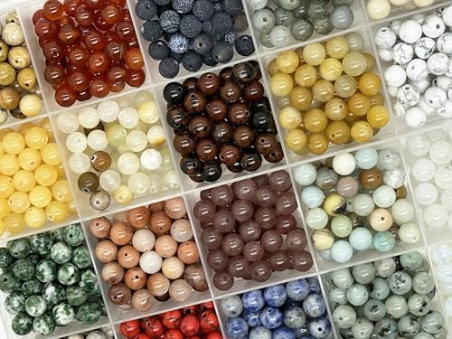 6mm natural gemstone beads loose gemstone for jewelry showing dimensions