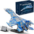 misini m8025 1:35 su-27 flanker fighter jet building, main product view