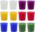 Scented Votive Candles for Home Decoration, 2 Inches Aromatherapy Candle Set with 6 Fragrances - Apple&Cinnamon, Jasmine, Eucalyptus, Lavender, Wolfberry&Blood Orange, Passion Fruit