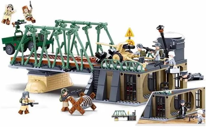 general jim's military brick building set - world showing dimensions