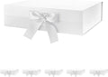 6 large gift boxes with ribbon 13.5x9x4.1 inches, main product view