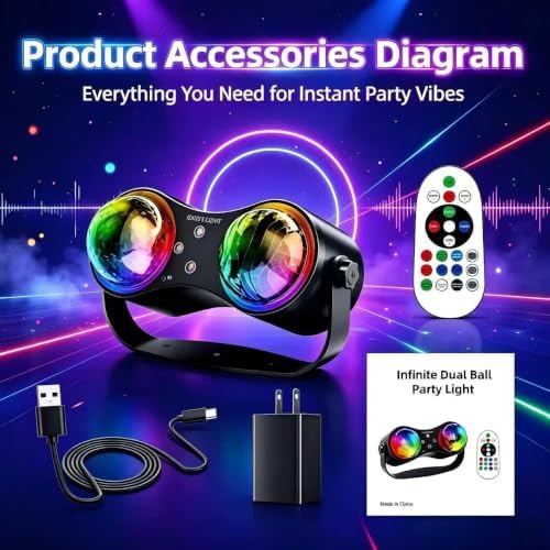 Party Disco Strobe Ocean Star Projector Light with Red/Green LED
