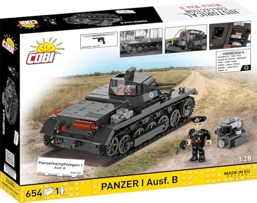 cobi historical collection wwii panzerkampfwagen i (france 1940) shown in use