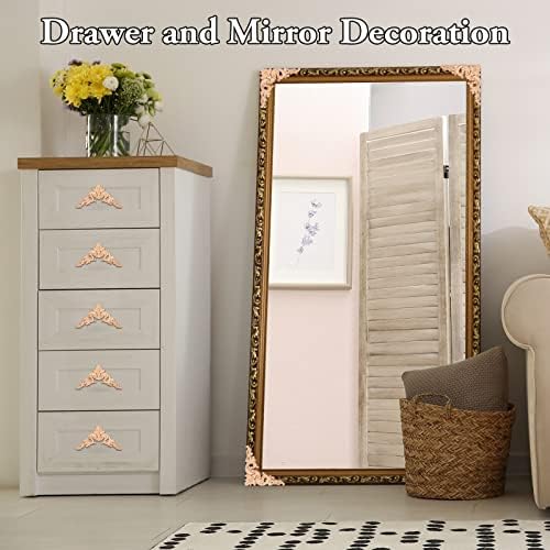 remerry 60 pcs wood applique onlays and wood showing dimensions