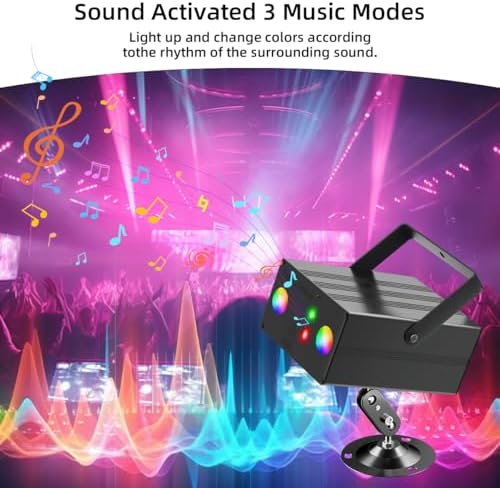 Party Disco Ball Light Dj RGB Strobe Lights LED Projector