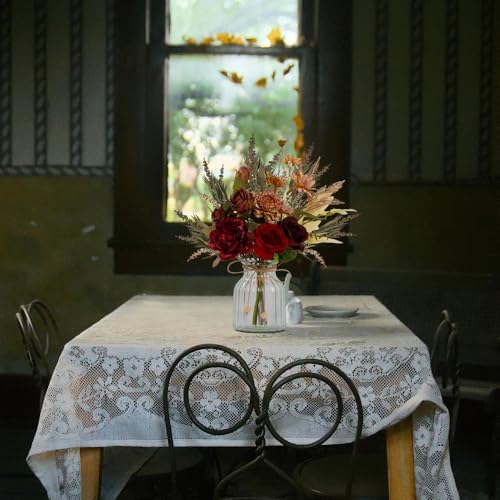 lesing dahlia flower aritificial flower with vase fake on a desk or shelf