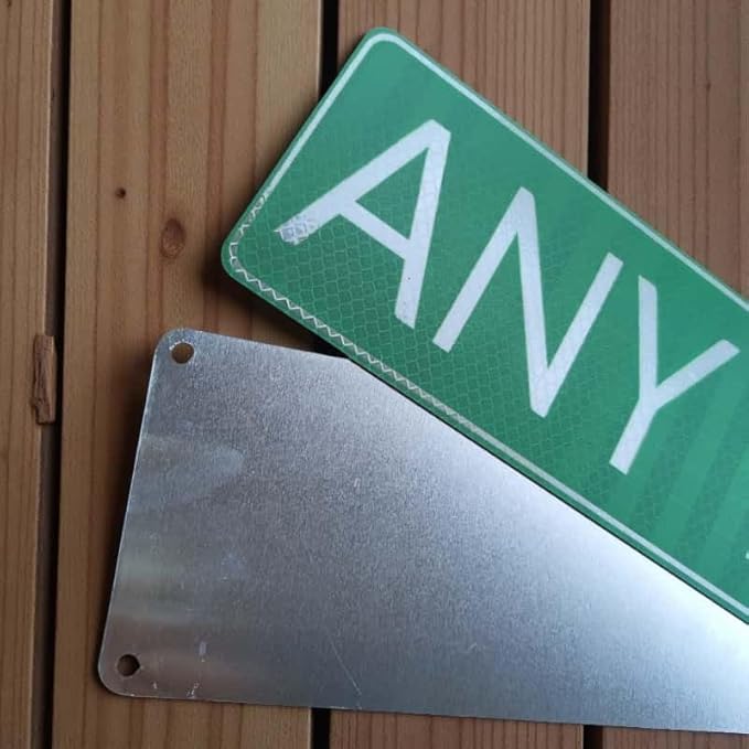 Custom Signs Outdoor Metal, Personalized Street Sign for Home Bar Wall Decor, 6x24 Inches, Indoor/Outdoor Use, Fade Resistant .040 Aluminum