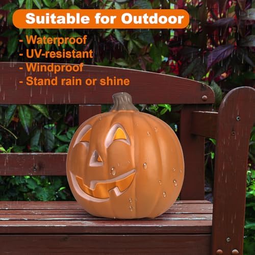 11" jack o lantern halloween pumpkin lantern light, package contents