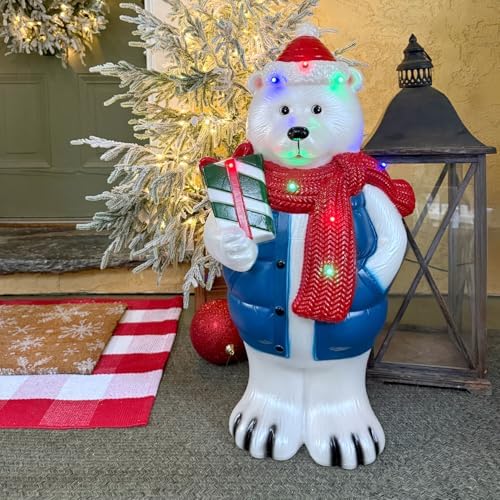 fraser hill farm 30” polar bear blow mold, view 10