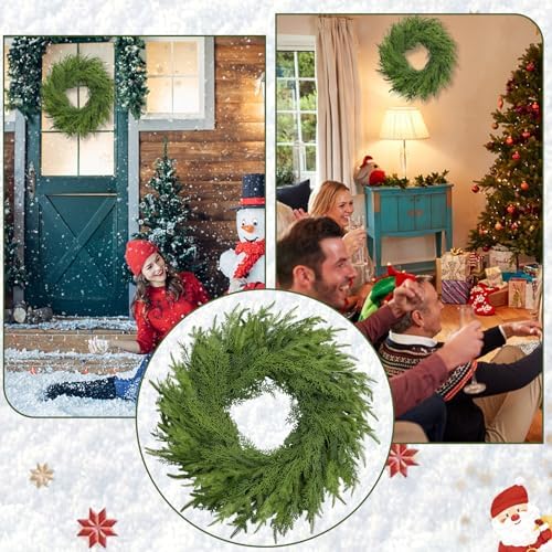 26 inch christmas wreath, christmas wreaths for front, package contents
