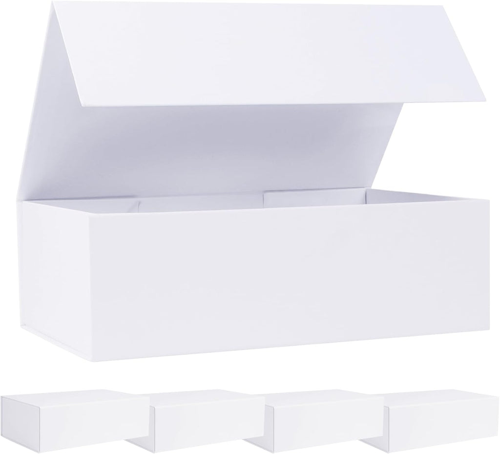 lfbox white gift box with magnetic lids 5, main product view