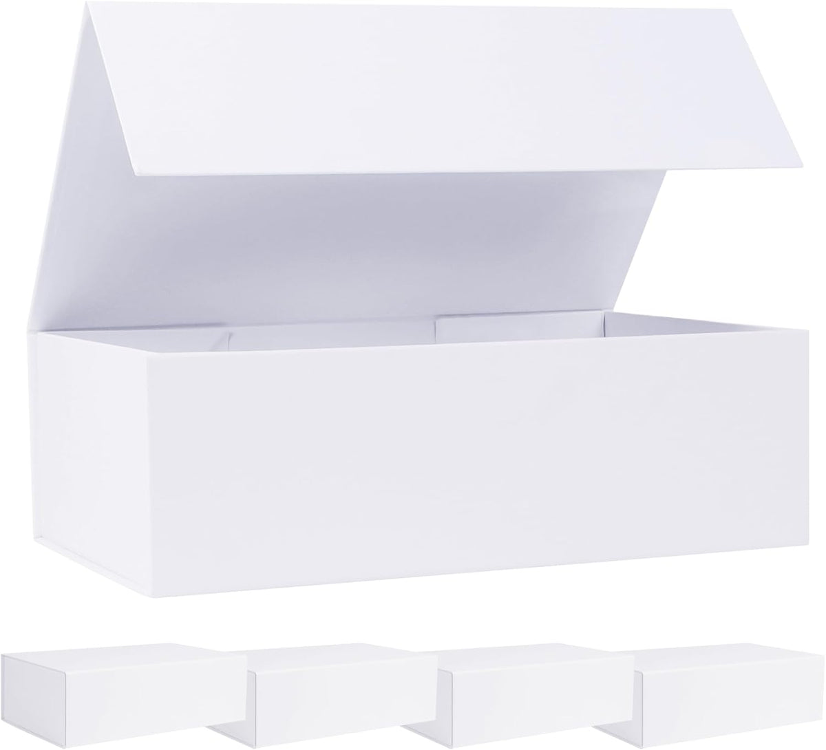lfbox white gift box with magnetic lids 5, main product view