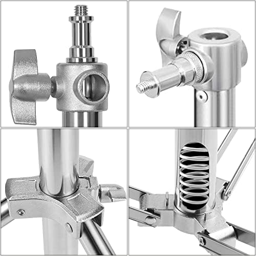 Photo Video Studio Backdrop Stand, 9.19ft Stainless Steel Backdrop Support Sy...