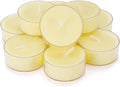 Natural Citronella Tea Light Candles, Tiny Soy Wax Aromatherapy Citronella Tealights Set of 12-4 Hours Burning - Great Gift for Summer Outdoors Home Garden Patio Balcony
