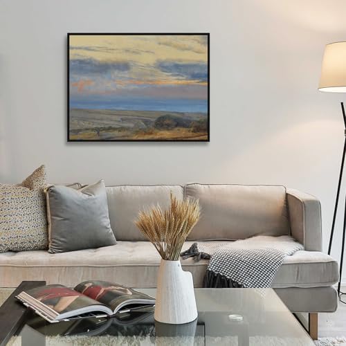 30x40 canvas frame for modern abstract oil painting,1.5", front angle view
