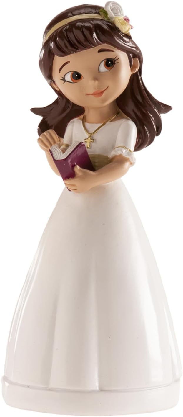 dekora - Decorative Girl Figure for First Communion Cake - 13 cm