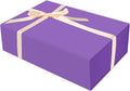 Brothersbox Purple Gift Box 13.8"x9.1"x4.3" Large Gift Boxes for Presents with Magnetic Lid, Ribbon, Collapsible Boxes for Valentine's Day Mother's Day Christmas Birthday Wedding