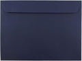 JAM PAPER 9 x 12 Booklet Premium Envelopes - Navy Blue - Bulk 1000/Carton