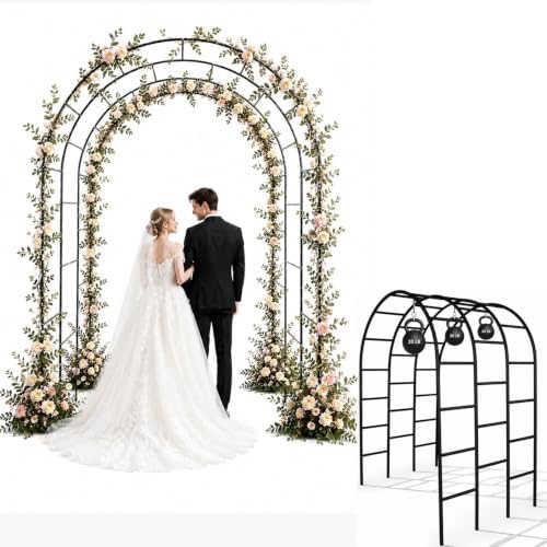 adorox 3-layer garden arch trellis, 88" h x, main product view