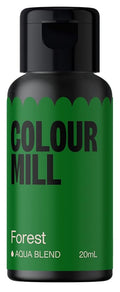 Colour Mill Aqua Blend Water-Based Food Coloring, 20 Milliliters Forest