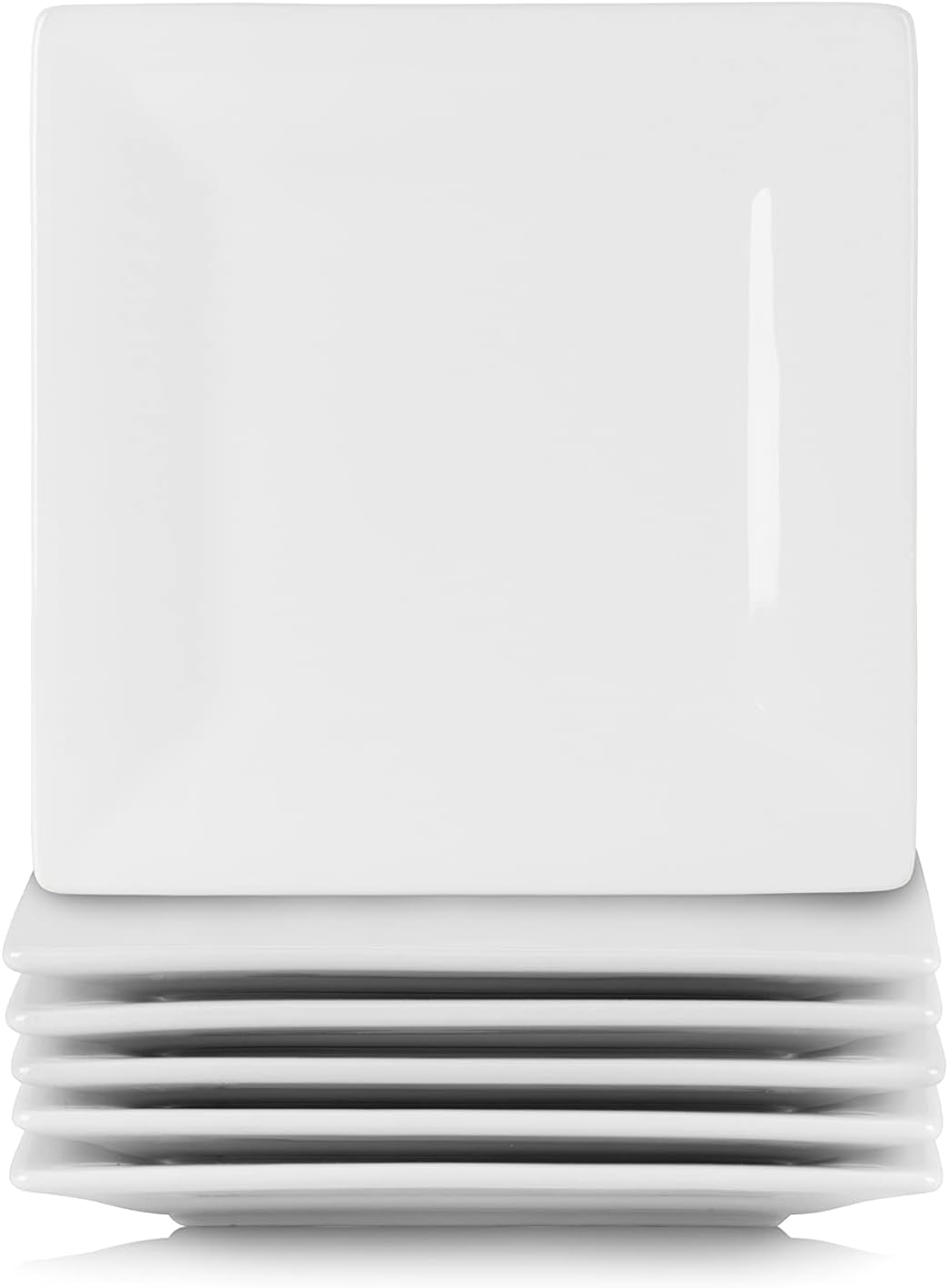 10 strawberry street ceramic simply white 6" square, main product view