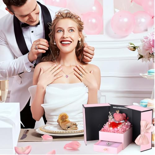 suturun preserved roses forever flowers gifts for women,eternal showing dimensions