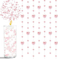 50pcs Pearls String Beads of Pearls, 10+5mm Pink Artificial Pearl String for Floating Candles Centerpieces, Vase Filler, Wedding Centerpiece Christmas Party Decor