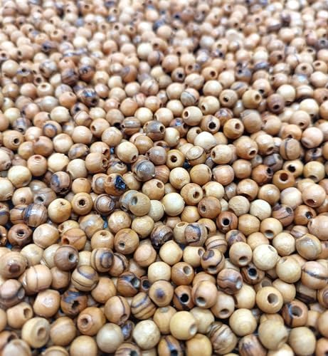 holyland olivewood bead 7mm rosary beads for sale showing dimensions