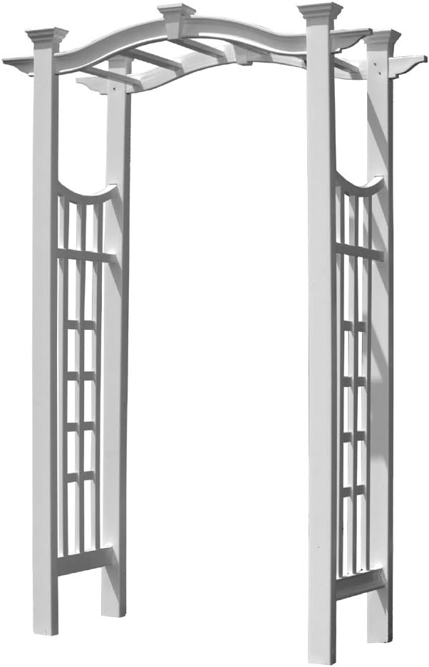 vita florence 49"w x 94"h vinyl arbor on a desk or shelf