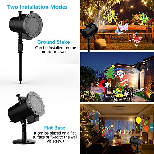 christmas halloween lights projector outdoor,syslux holiday projector lights,16, close-up detail