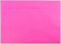 JAM PAPER 9 x 12 Booklet Colored Envelopes - Ultra Fuchsia Hot Pink - 50/Pack