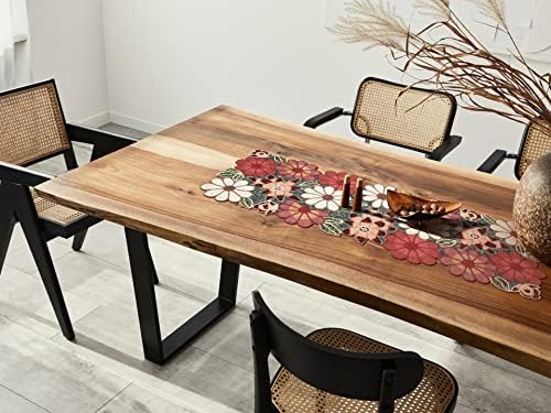 lightnpro beaded table runner - elegant handmade floral, view 9