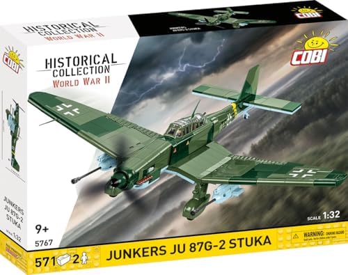 cobi historical collection wwii junkers ju 87 g-2, side view