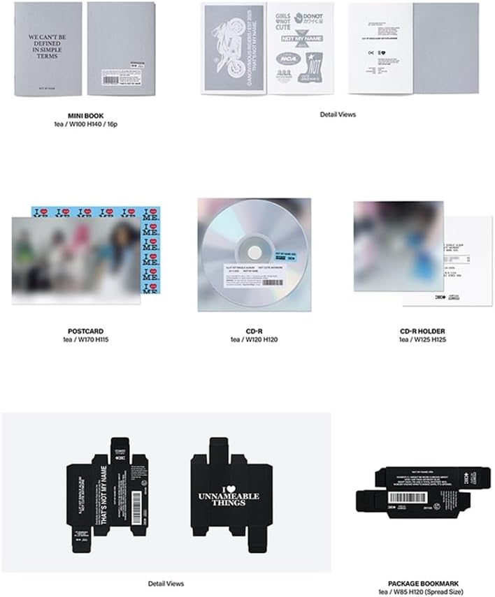 ILLIT [1st Single Album NOT CUTE ANYMORE](NOT CUTE VER.) + 3 Extra Photocards...