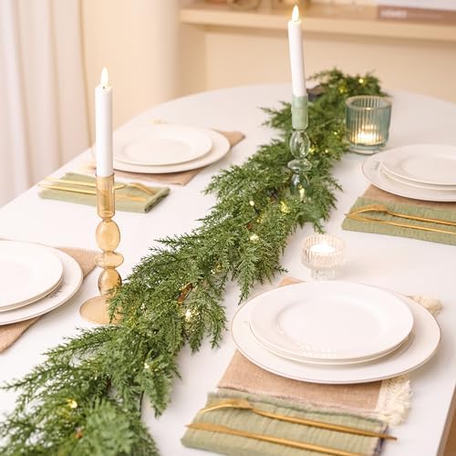valery madelyn 6ft artificial norfolk pine christmas garland, package contents