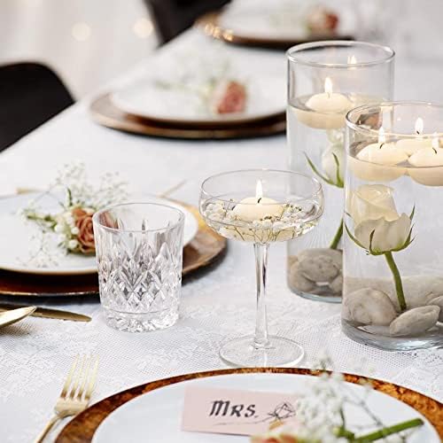 Bolsius White Floating Candles 1.75 Inch, 20 Pack Candle Set – 4,5 Hours Burn Time – Premium European Quality – Smokeless & Dripless Smooth Flame – 100% Cotton Wick – Beach, Wedding, & Party Accessory