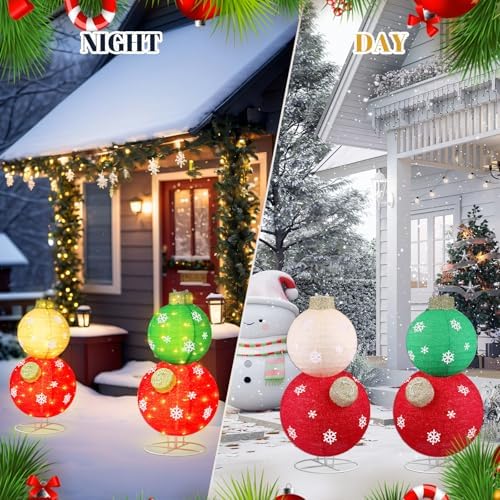 dingion 2 set large lighted pop up stackable, side view