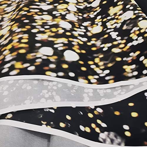 SJOLOON Black and Gold Backdrop Gold Spots Backdrop Vinyl Photography Backdrop Vintage Background for Family Birthday Party Newborn Studio Props 11547(8x6FT)