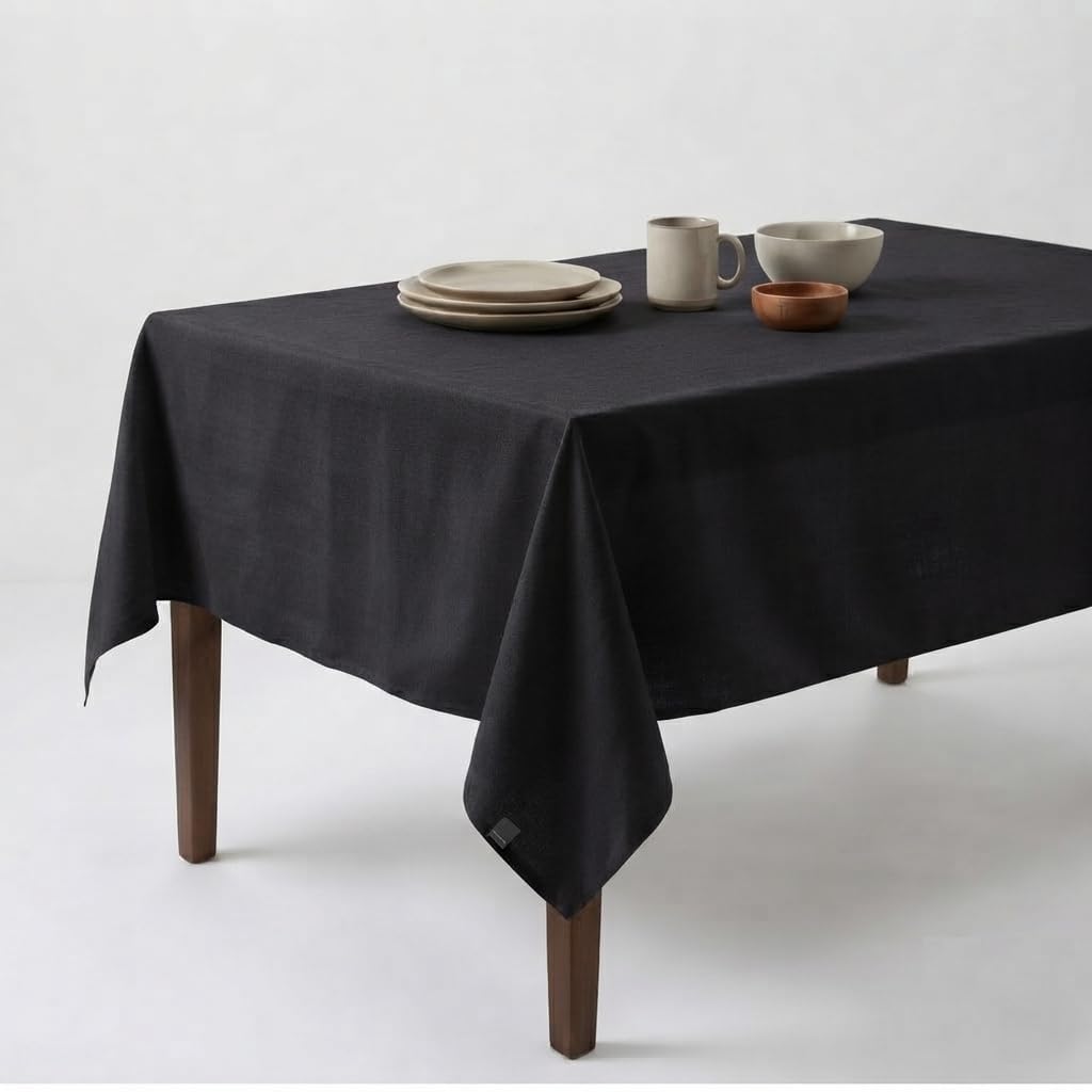 Urban Villa Tabletop Cover Kitchen Dining Tablecloth 100% Cotton Holiday Cele...