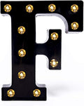 Foaky Black LED Marquee Number Lights Sign Light Up Marquee Number Lights Sign for Night Light Wedding Birthday Party Battery Powered Christmas Lamp Home Bar Decoration