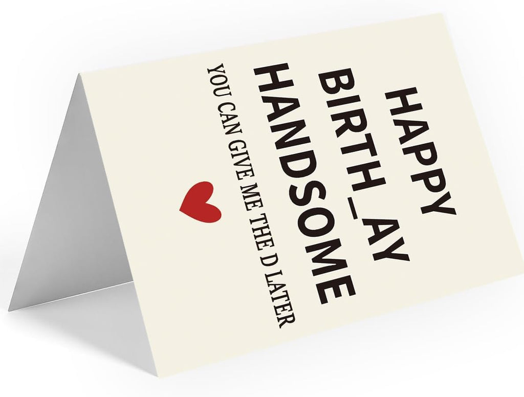 WowBefun Gifts for Men Him | Funny Birthday Card & Gifts for Men Husband Boyfriend Him, Happy Bday Card