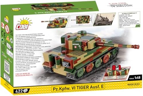 cobi musee des blindes collection pz.kpfw. vi tiger, close-up detail