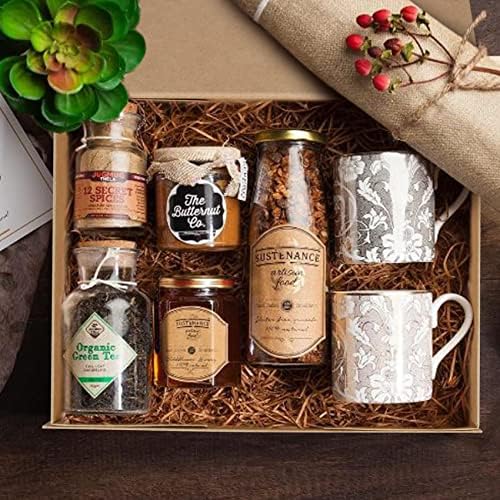 aimyoo brown magnetic gift boxes with lids 13.8x9x4.3 showing dimensions