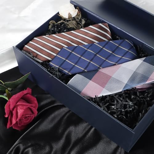 lfbox navy blue gift box with magnetic lids, package contents