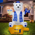 6 foot hanukkah inflatables outdoor decorations bear holding, main product view