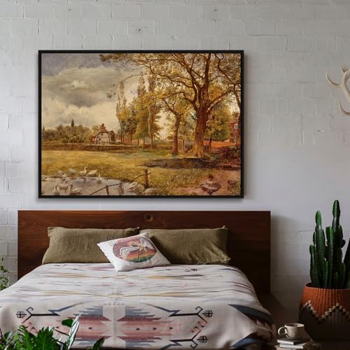 1.5" deep canvas floating frame for 30x60 canvas on a desk or shelf