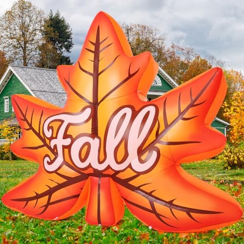 goosh 8.6 ft thanksgiving inflatables decorations outdoor blow shown in use