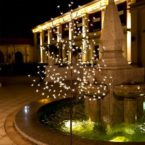 tybeeu 4ft 5ft 6ft lighted cherry blossom tree, package contents