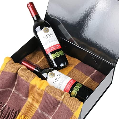 aimyoo 5 pack black magnetic gift boxes with showing dimensions