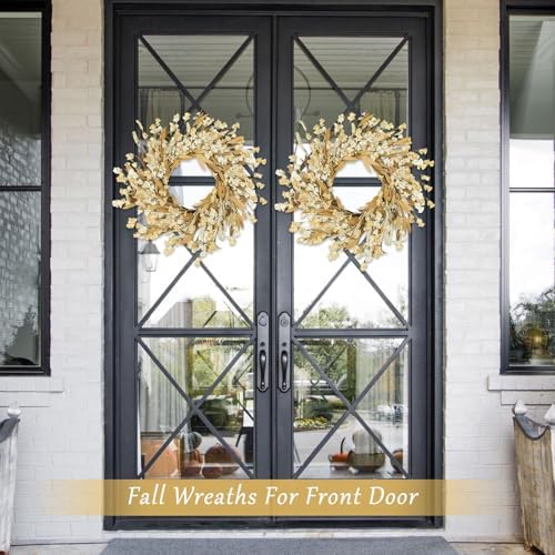 artgar fall wreath, 24 inch fall wreaths for, package contents